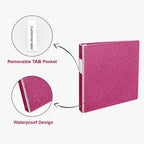 3 Ring Binder 1 Inch with 2 Pockets, Waterproof, Fashion View Binder for Office Supplies