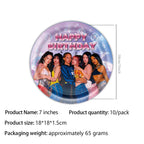 Katseye Girl Birthday Party Theme Decoration Cup Plate Banner Backdrop Gift Bag Tablecloth For Gift Baby Shower Supplies