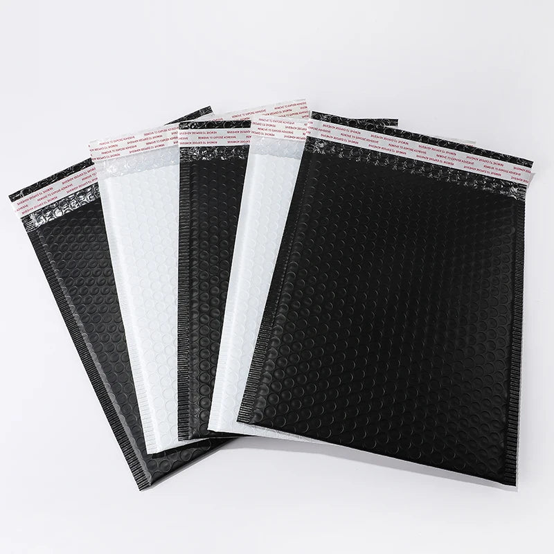 Wholesale Black White Foam Envelope Bags Self Seal Mailers Padded Shipping Envelopes with Bubble Mailing Bags Shipping Packages