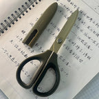 Protable Kokuyo SAXA Craft Handmade Scissors for DIY Scrapbooking Paper Cutting Titanium Fluoride Tools for Home Office School