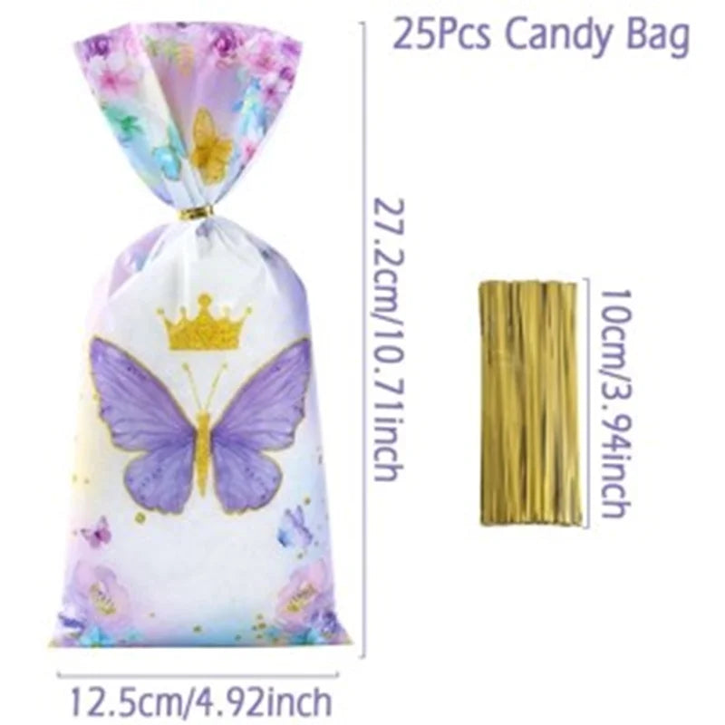 Butterfly Birthday Party Decoration  Butterfly Party Disposable Tableware Paper Cup Plate Birthday  Party