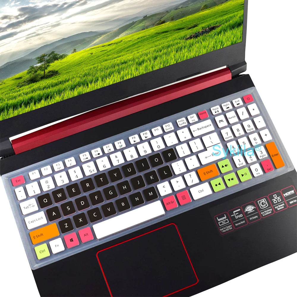 Keyboard Cover for Acer Nitro 16 16S 15 17 5 Spin 7 AN515 AN517 AN715 V AN16 AN14 ANV15 AN18 ANV16 Silicone Protector Skin Case