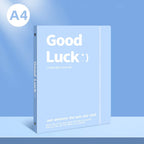 INS Style Loose Leaf A4 File Folder Transparent Detachable Data Book Students Stationery Office Storage Booklet School Office