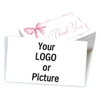 50/100pcs Custom Cards Thank You Card Business Card Personalized Logo Packaging For Business Wedding Invitation Gifts Decor Card