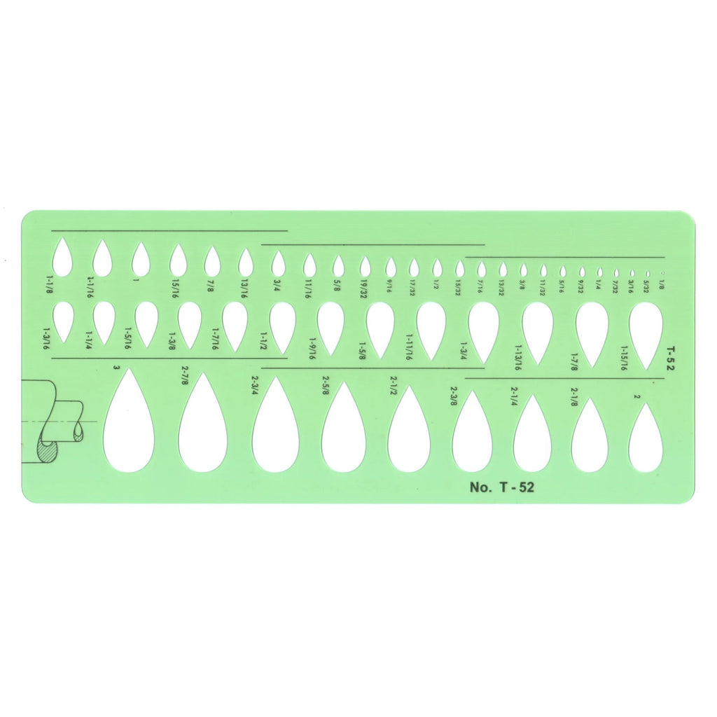 Jewelry Design Template Diamond Gemstone Drafting Ruler Kit Formwork Rulers Professional Designer Tools Supplies T-777-1 T-777-2