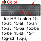Keyboard Cover for HP Laptop 15 15t 15-fd 15-fc 15-ef 15-dw 15-dy 15g 15q 15s 15z Essential Silicone Protector Skin Film Case