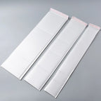 10Pcs Long Strip Bubble Bag Composite Pearl Film Bubble Envelope White Plastic Packing Courier Bags Waterproof Padded Envelopes