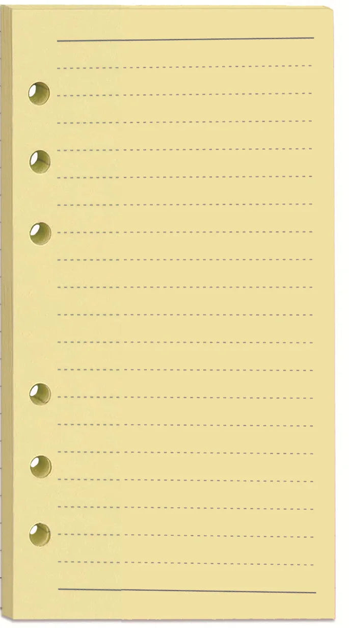 100 Sheet  A5 A6 Loose-leaf Colorful Replacement 100G Daolin Paper Refill Inner Page Line Inner Page Inside Paper Stationery