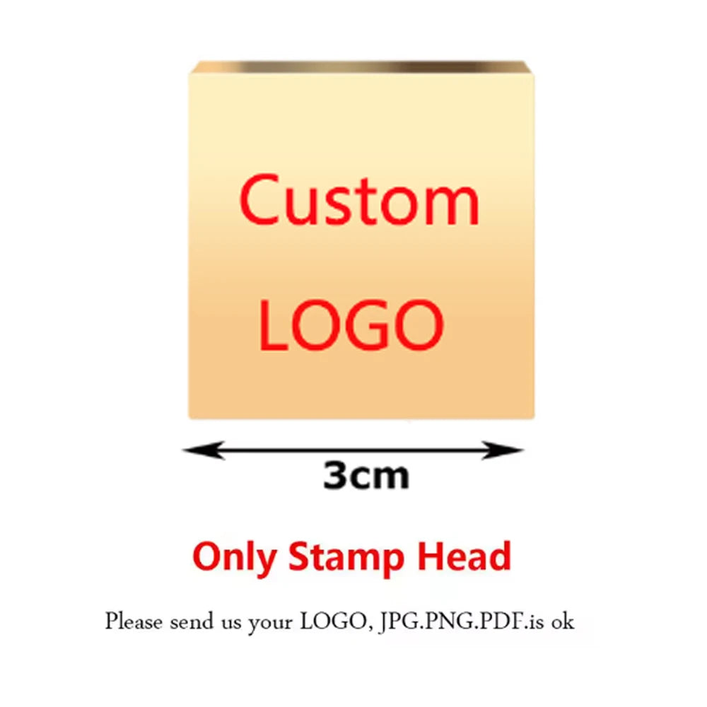 Custom Pottery Stamp for Clay Stamps Personalized Logo & Design Maker,Perfect for Ceramics Logo Design Seal (2.5cm- 5cm)