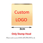Custom Pottery Stamp for Clay Stamps Personalized Logo & Design Maker,Perfect for Ceramics Logo Design Seal (2.5cm- 5cm)