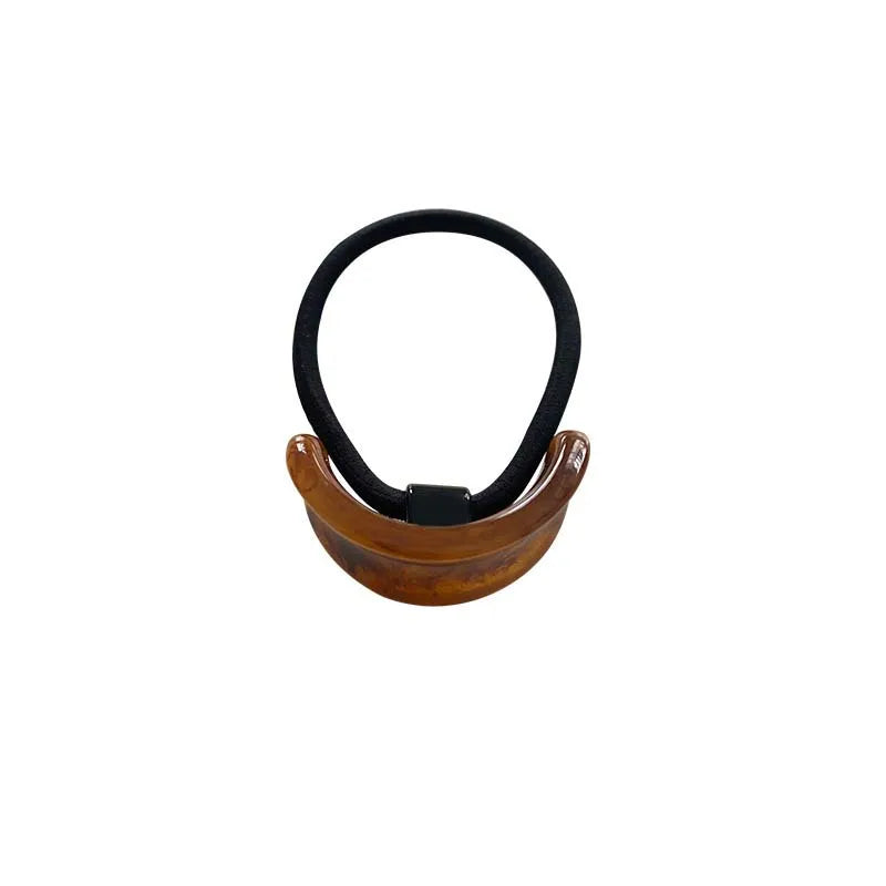 Korean Elegant Hair Rope Bracelet Scrunchie Women Elastic Hair Rubber Bands Accessories For Girls Tie Hair Ring Headdress Holder