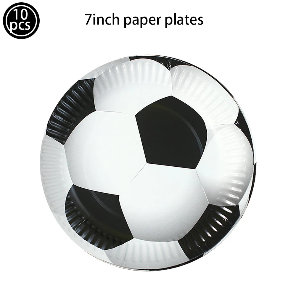 1pc Soccer Plastic Tablecloth Birthday Soccer Day for Soccer Birthday Decoration Disposable Party Soccer Table Cover Tableware