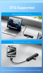 Vention Usb Hub 4 Port ABS Hub USB 3.2 10Gbps for Laptop Multi Splitter Adapter For Xiaomi Macbook PC Computer Accessories
