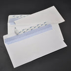 White Self Adhesive Window Envelopes Security Pattern Double Sided Tape Sealing Blank Western Style Business Card Mailing Bags