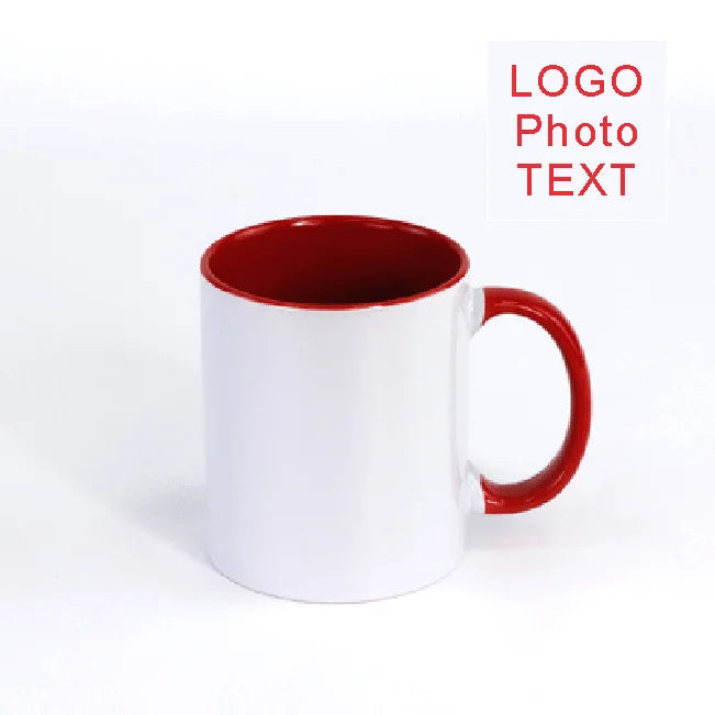 DIY Customized 350ML 12oz Ceramic Mug Print Picture Photo LOGO Text Personalized Coffee Milk Cup Creative Present Cute Gift