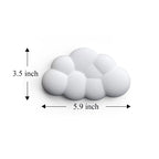 Keyboard Cloud Wrist Rest Pad Anti-Slip Desk Mat Memory Foam Palm Rest Ergonomic Mouse Pad Typing Wrist Rest for Office