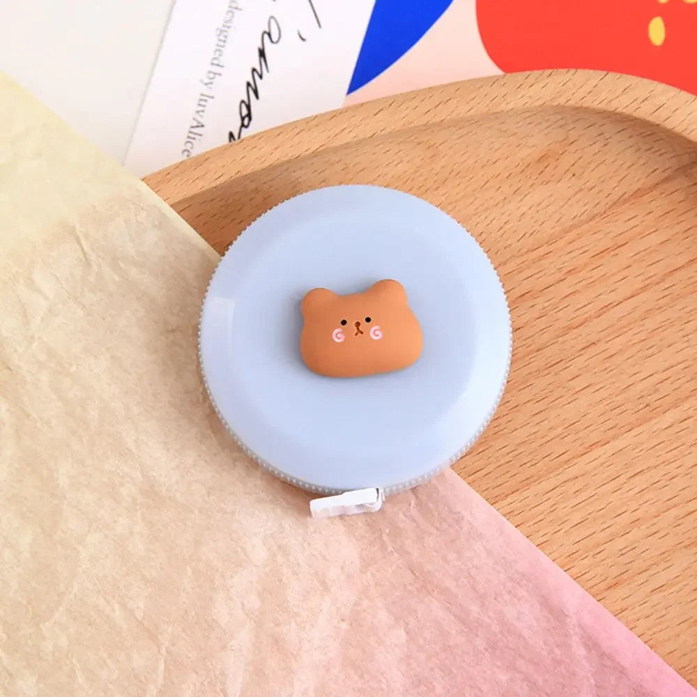 Cartoon 150cm/60" Tape Measures Portable Retractable Ruler Children Height Ruler Centimeter Inch Roll Sewing Tailor Tape Measure