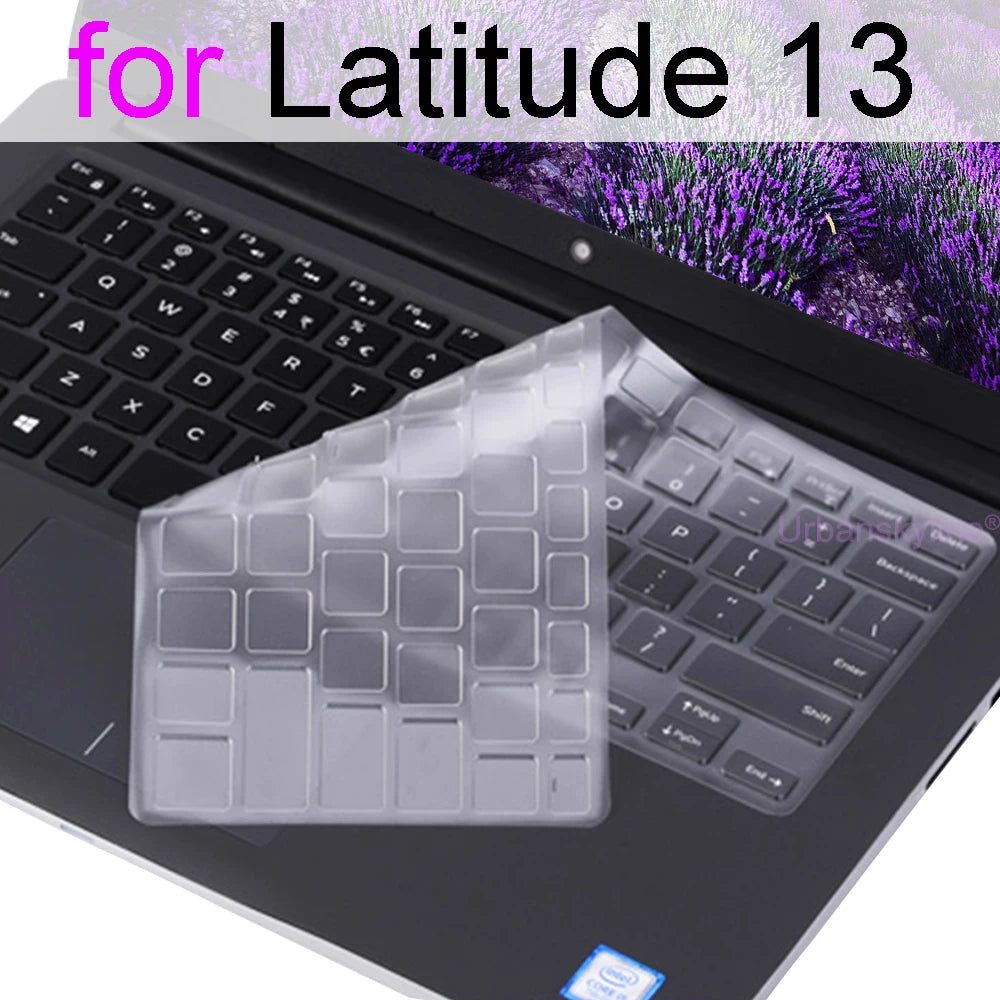 Keyboard Cover for Dell Latitude 14 7440 7450 7400 7404 7410 7414 7420 7424 7430 7480 7490 2 in 1 Silicone Protector Skin Case