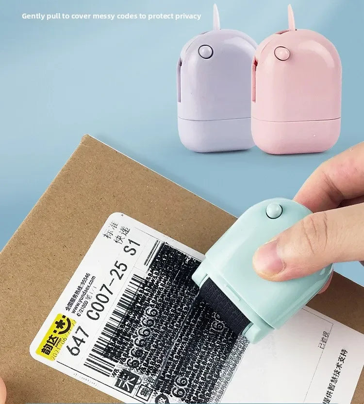 Ceramic Blade Theft Protection Roller Stamp for Privacy Confidential Data Guard Your Security Stamp Roller Privacy Seal Roller