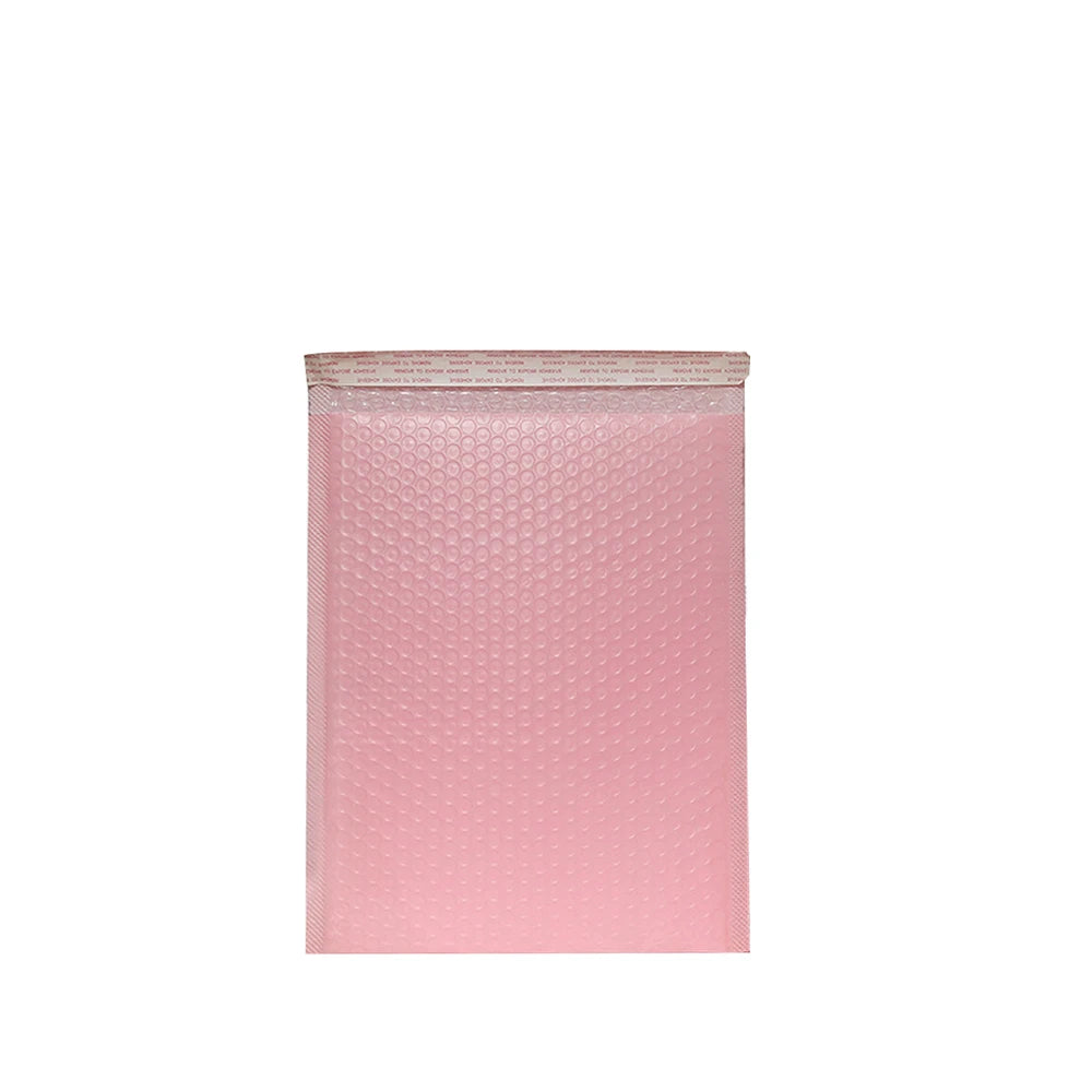 1/50Pcs Black Poly Bubble Mailers Padded Envelopes Self Seal Padded Envelopes Gift Bags Pink Packaging Envelope Bags for Book