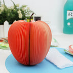Creative Apple Sticky Notes DIY Sticky Notes, Fruit Sticky Notes Pear Office and Study Message Sticky Notes