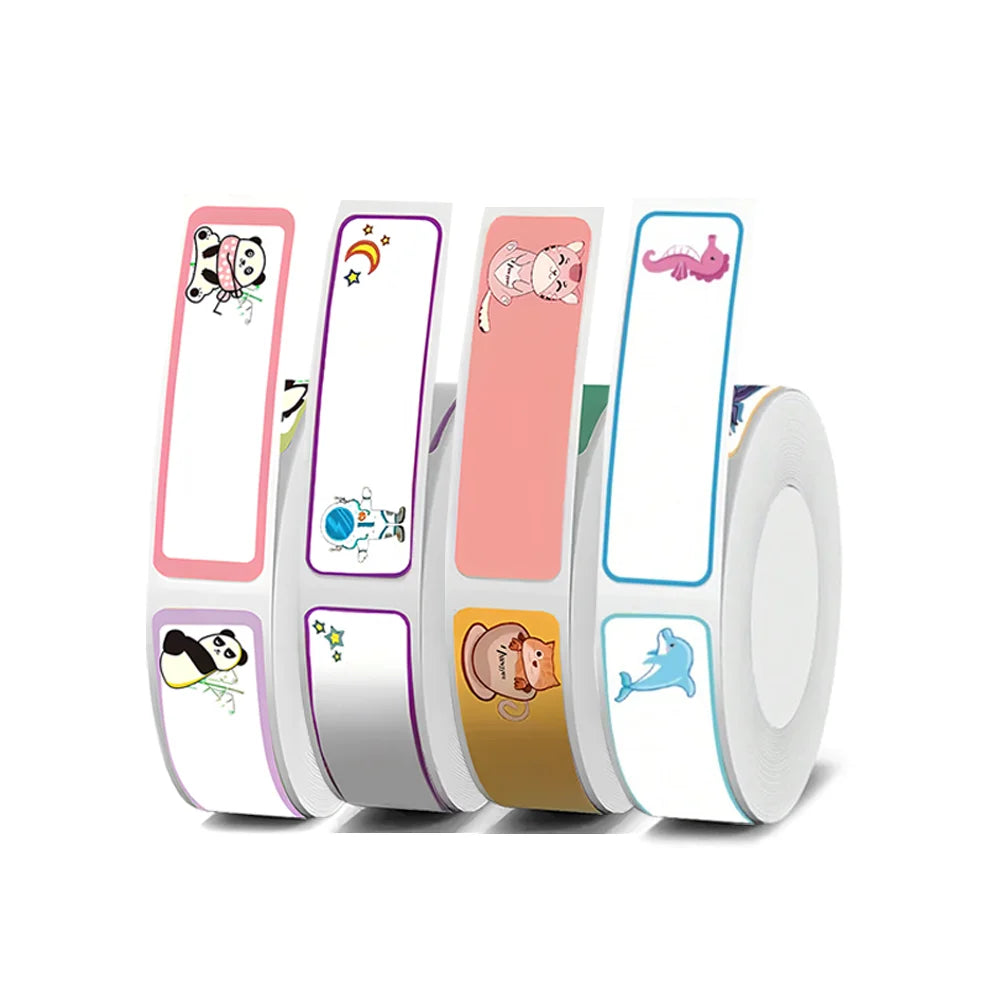 150pcs Waterproof Blank Self Adhesive Assorted Stickers Removable 12x40mm Label Stickers Name Tag Bottle File Document
