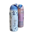 Stainless Steel Water Bottle 32oz Vacuum Insulated Water Bottle with Straw & Leak-Proof Lid Portable Handheld Vacuum Flasks
