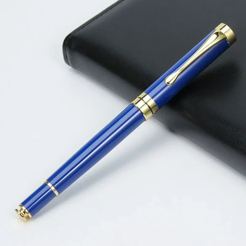 Luxury Metal Shell Business Office School Supplies Ballpoint Pens for Writing Rollerball Pen Customized Logo Name Gift