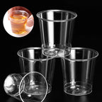 50pcs 30ml Mini Clear Plastic Disposable Party Shot Glasses Jelly Cups Tumblers Birthday Kitchen Accessories Gobelet Plastique