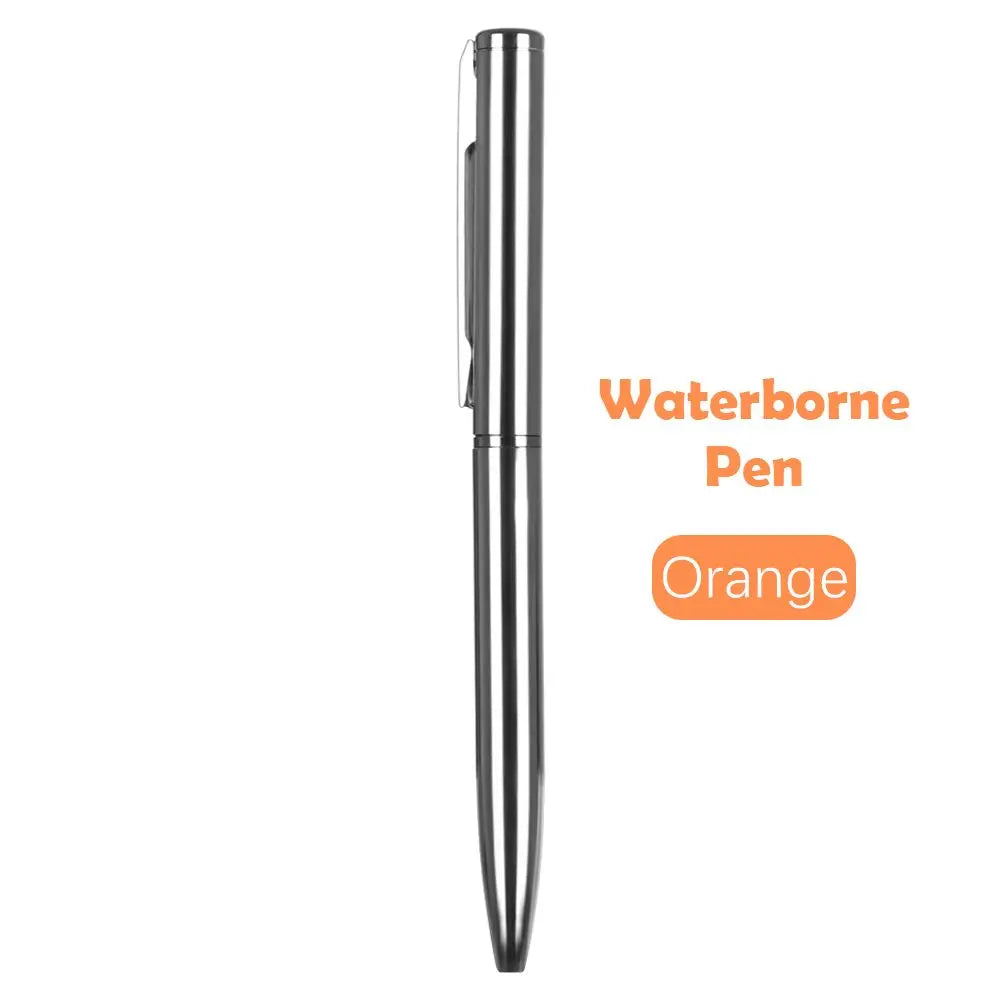 1 PC Mini Portable Waterborne Metal Ballpoint Pen Multiple Color Refills Signature Pen Advertising Pen Office School Supplies