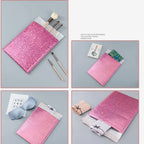 50pcs Rose Gold Poly Bubble Mailer Envelopes Aluminum Foil Padded Envelopes Self Seal Bubble Shipping Mailer Bags