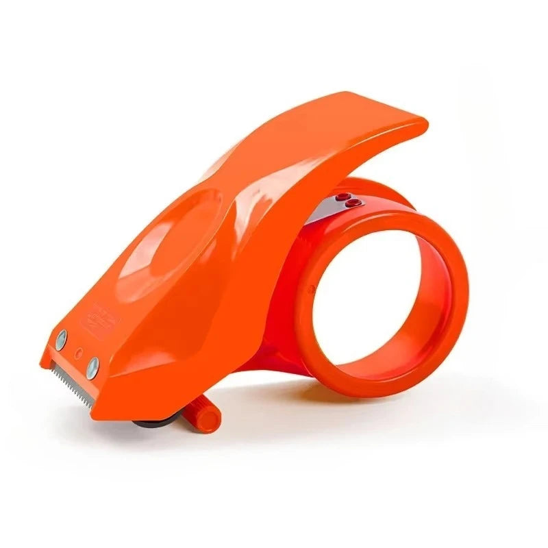 1PC Heavy-Duty Shipping Tape Dispenser Reusable Plastic Tape Cutter Sealing Holder Manual Packing Parcel Machine for Office & Sc