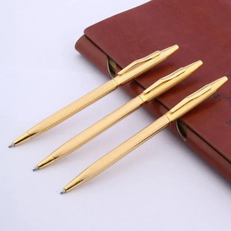 Luxury High Quality Twist Wave Pattern Drawing Ink METAL Ballpoint Pen Stationery Office School Supplies New