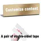 Personalized Name Tag Badges Identification Customized with Text&Logos, Stainless Steel Name for Clothing with Pin or Magnetic