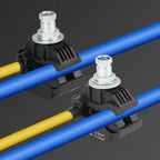 New 63A/75A Insulation Piercing Connector No-Peeling Cable Cable Clips T Shape Wiring Accessories Piercing Connector Clamp