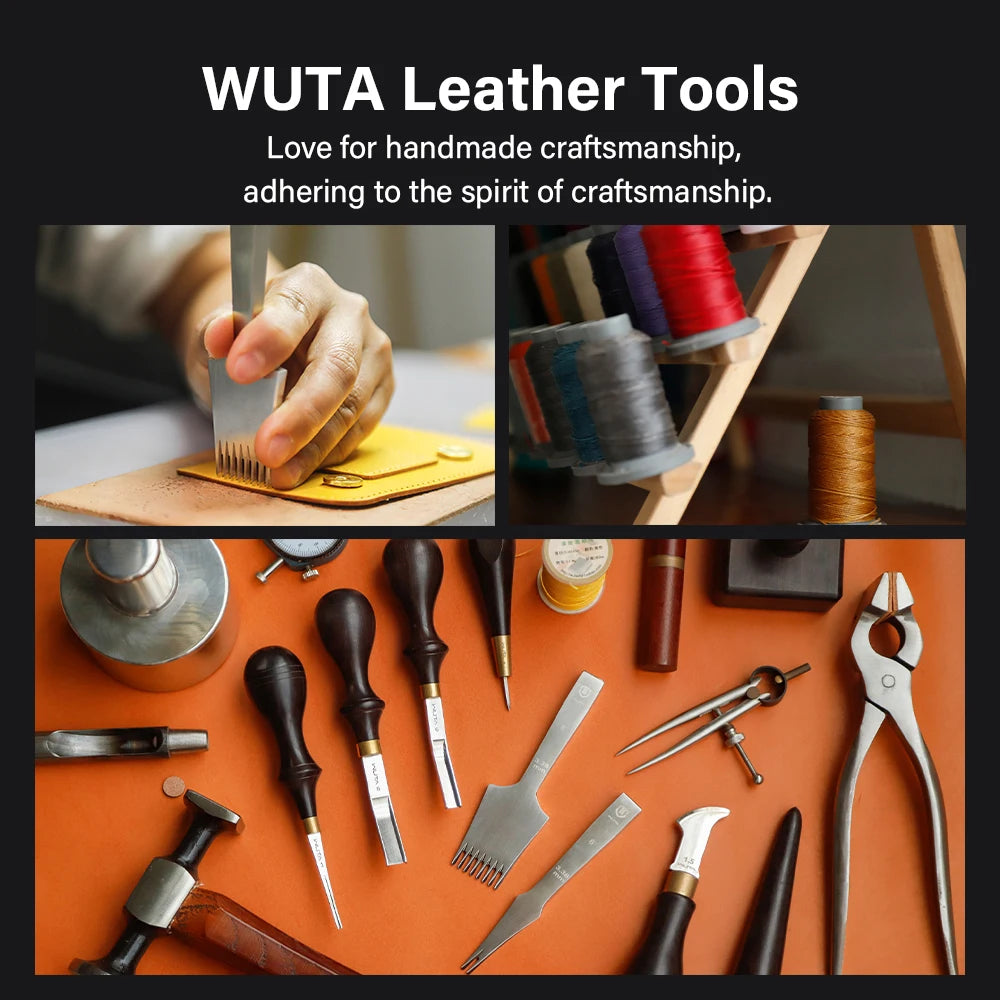 WUTA 5mm Flower Leather Belt Hole Puncher Leather Hollow Punching Tool DIY Craft for Leather Watch Band,Fabric,Plastic,Paper 1pc