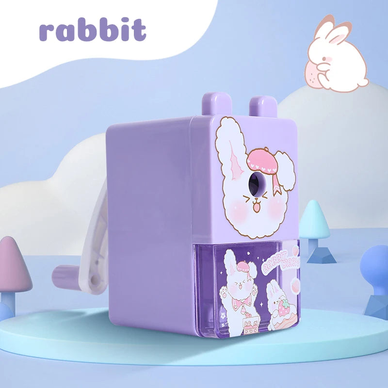 Multi-Function Kawaii Cute Cartoon Pencil Sharpener for Colored Pencils for School Office Stationery