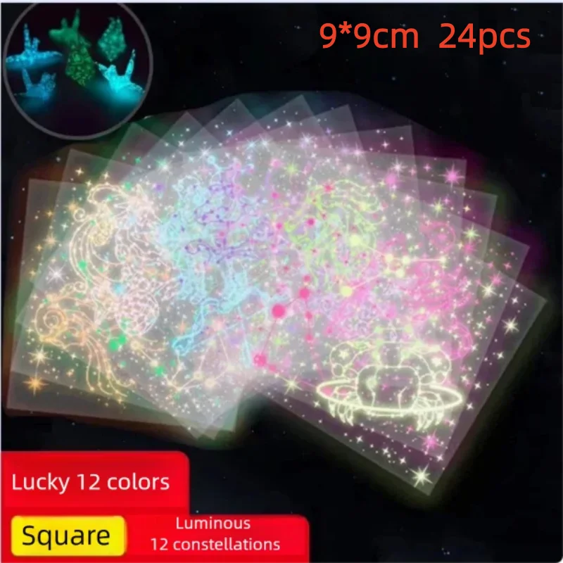 50pcs Creative Square Star Sky Constellations Origami Paper Kid DIY Handmade Double-sided Coloring Fold Craft Paper Art Gift