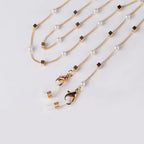 Fashion Pearl Sunglasses Chain Wearing Neck Holding Beaded Lanyard Cord Masks Sunglass Reading Glasses Chain Eyewear Accessories