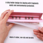 Adjustable 6-Hole Desktop Punch Puncher for A4 A5 A6 B7 Dairy Planner Organizer Six Ring Binder with 6 Sheet Capacity