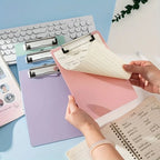 Simple A5 Bill Clipboard Memo Pad Clip Board Loose-leaf Notebook File Writing Pad Clamps Paper Holder Office School Supplies