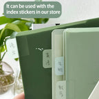5pcs Gradient L-Shaped Folders - Large Capacity for Easy Organization of Documents and Exams - Office Supplies And Accessories