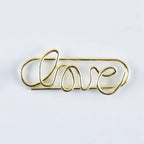 10pcs/set Metal Paperclips Multiple Cartoon Heart Animal Styles Paper Clip Book Scrapbook Planner Page Bookmark Binder Clip