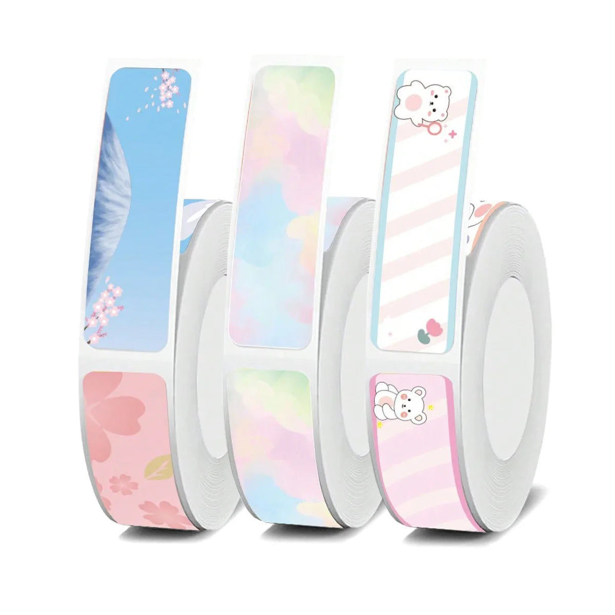 150pcs Waterproof Blank Self Adhesive Assorted Stickers Removable 12x40mm Label Stickers Name Tag Bottle File Document
