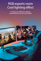 LED Light Strip Computer Screen Colar Sync Monitor Ambilight RGB Lights Ambient Lighting PC Backlight Pickup Light for Game Room