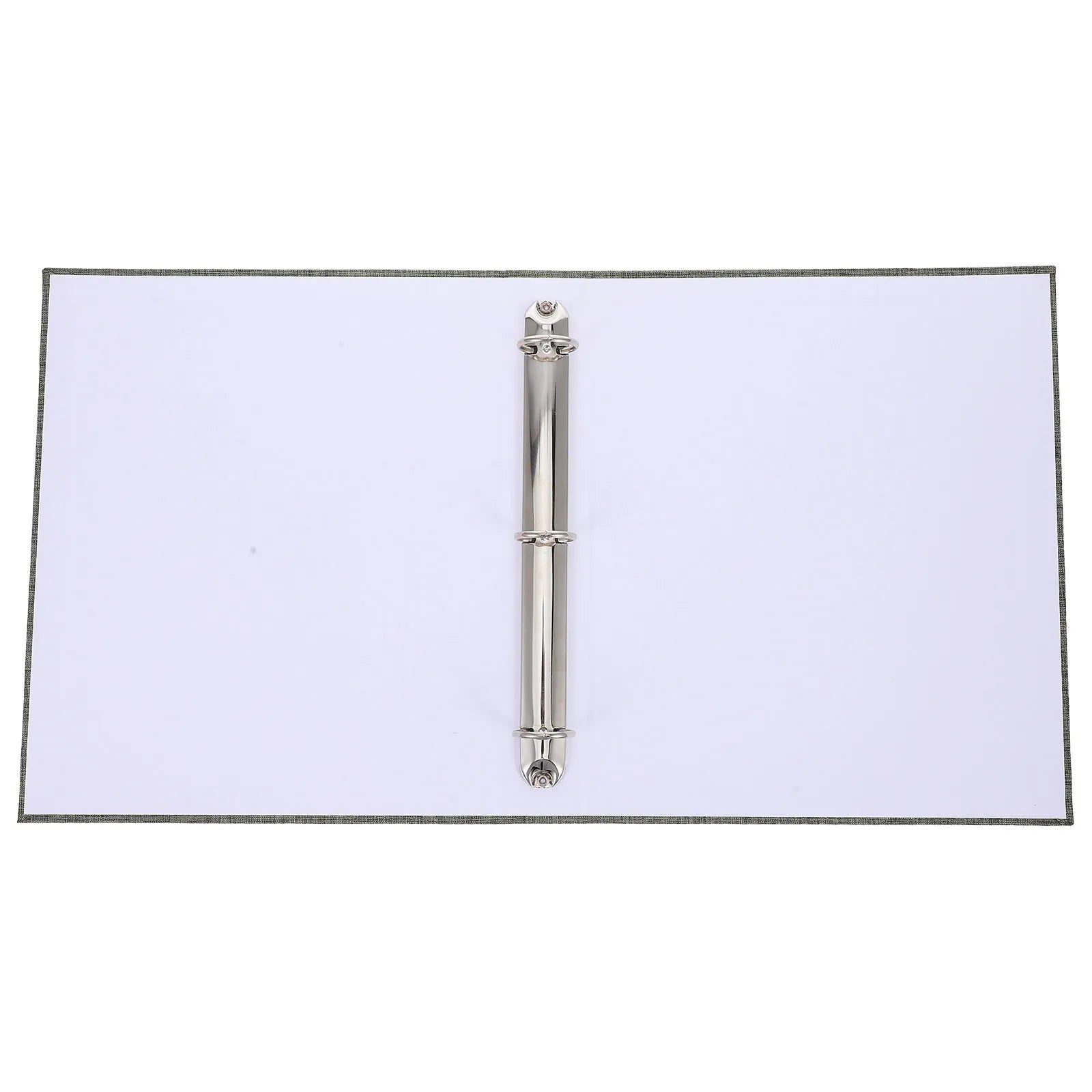 A4 3 Ring Binder Minimalist Design Fabric Hardcover Document Protector for School Office Home Use Paper Page Organizer Report