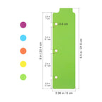 5Pcs Professional Notebook Dividers with Writeable Tabs Colorful Index Dividers for Binders Planners Diaries Hard Cover