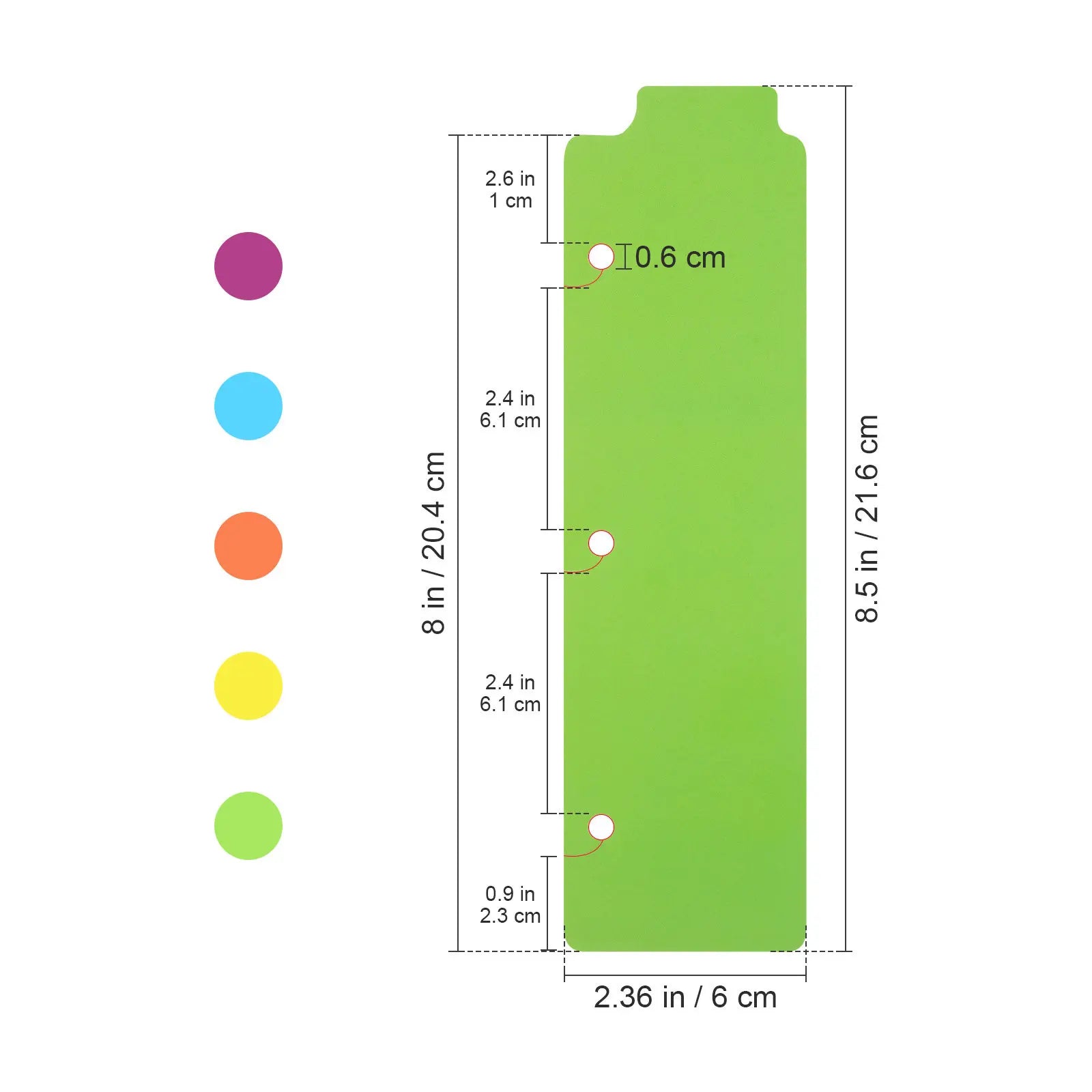 5Pcs Professional Notebook Dividers with Writeable Tabs Colorful Index Dividers for Binders Planners Diaries Hard Cover