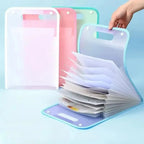 1pc Accordion design Folder, providing ample space for organizing student test papers and other documents into different layers