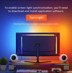 LED Light Strip Computer Screen Colar Sync Monitor Ambilight RGB Lights Ambient Lighting PC Backlight Pickup Light for Game Room